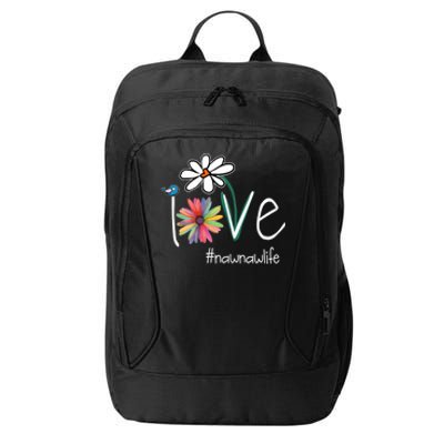 Love Nawnaw Life Art Flower Color City Backpack