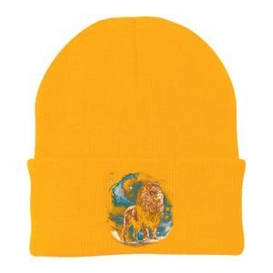 Lion Night Knit Cap Winter Beanie