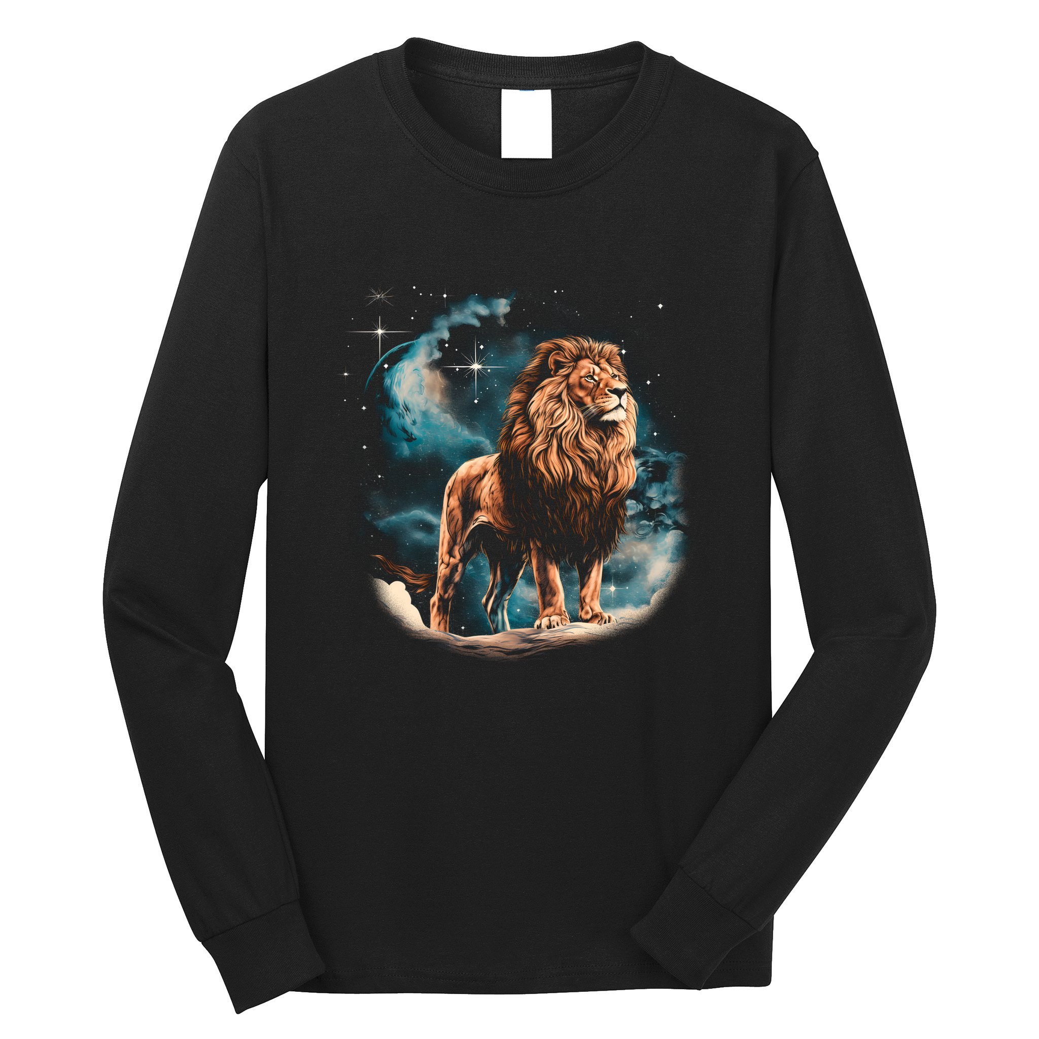 Lion Night Long Sleeve Shirt