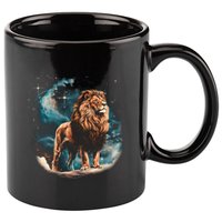 Lion Night 11oz C Handle Ceramic Mug