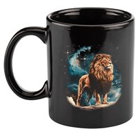 Lion Night 11oz C Handle Ceramic Mug