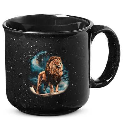 Lion Night 15oz Campfire Ceramic Mug