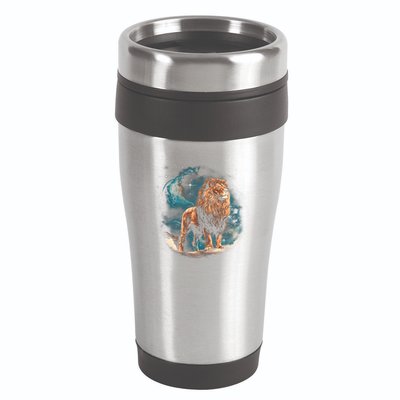 Lion Night 16oz Travel Tumbler