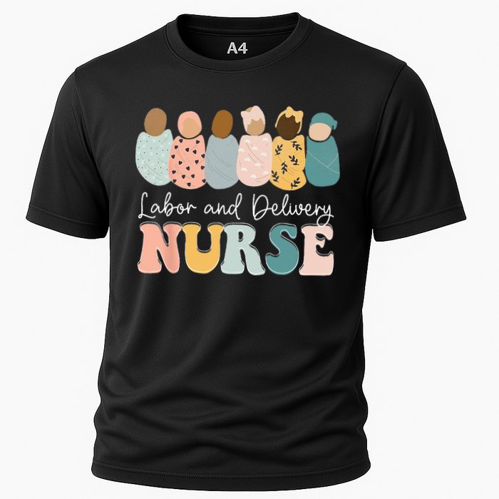 L&D Nurse Labor And Delivery Nursing Nurse Week Cooling Performance Crew T-Shirt