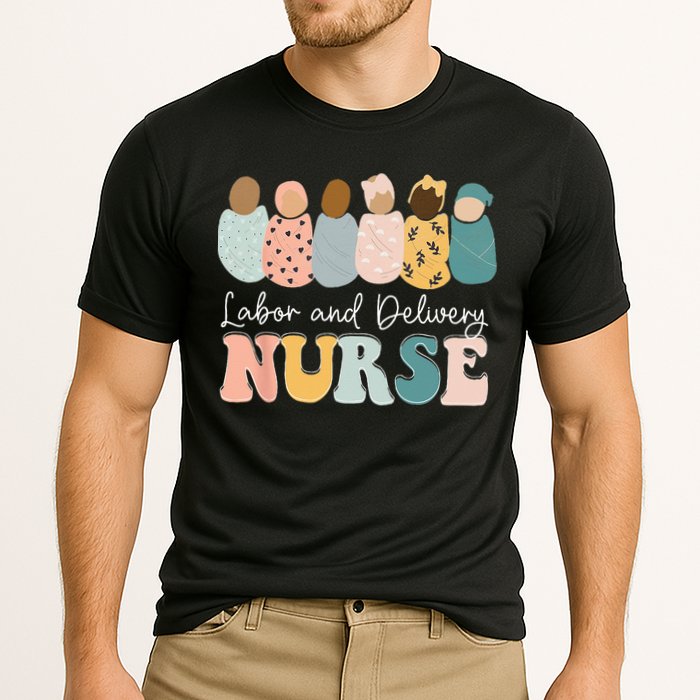 L&D Nurse Labor And Delivery Nursing Nurse Week Cooling Performance Crew T-Shirt