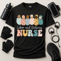 L&D Nurse Labor And Delivery Nursing Nurse Week Cooling Performance Crew T-Shirt