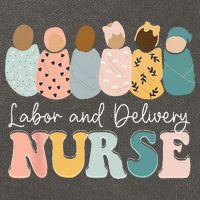 L&D Nurse Labor And Delivery Nursing Nurse Week Cotton Canvas Backpack