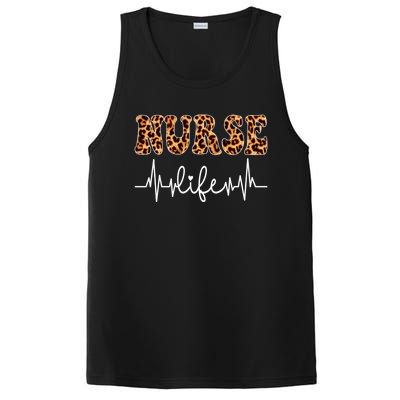 Leopard Nurse Life Nursing NurseS Day Gift PosiCharge Competitor Tank