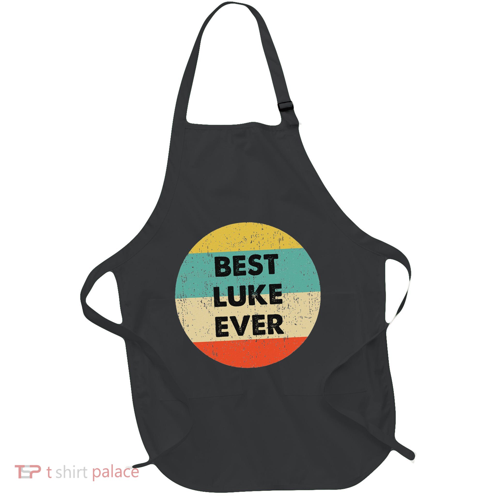 Luke Name Full-Length Apron With Pockets
