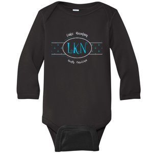 Lake Norman Lkn North Carolina Gift For Her Baby Long Sleeve Bodysuit