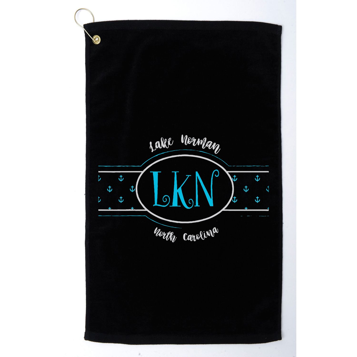 Lake Norman Lkn North Carolina Gift For Her Golf Towel