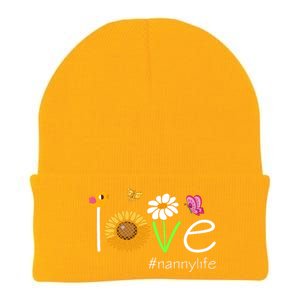 Love Nanny Life Cute Matching Family Knit Cap Winter Beanie