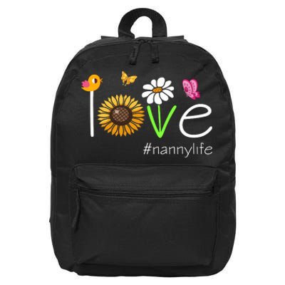 Love Nanny Life Cute Matching Family 16 in Basic Backpack