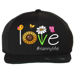 Love Nanny Life Cute Matching Family Wool Snapback Cap