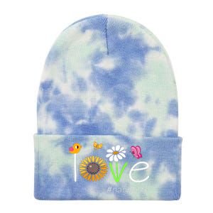 Love Nanny Life Cute Matching Family Tie Dye 12in Knit Beanie