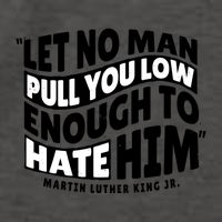 Let No Man Pull You Low Martin Luther King Vector Backpack