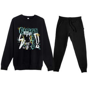 Liberty Ny Mascot Graffiti Premium Crewneck Sweatsuit Set