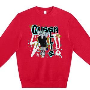 Liberty Ny Mascot Graffiti Premium Crewneck Sweatshirt