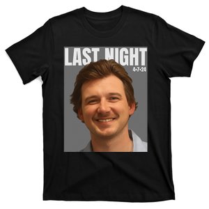 Last Night Mugshot Of Morgan Mug Shot April 2024 Legend T-Shirt