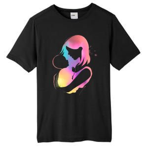 Loving New Mom Cute Gift Colorful Tall Fusion ChromaSoft Performance T-Shirt