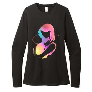 Loving New Mom Cute Gift Colorful Womens CVC Long Sleeve Shirt