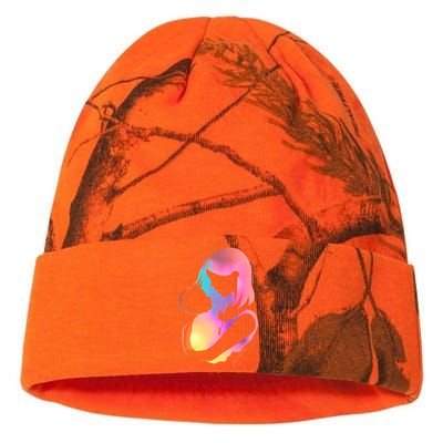 Loving New Mom Cute Gift Colorful Kati Licensed 12" Camo Beanie