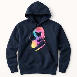 Loving New Mom Cute Gift Colorful Hoodie