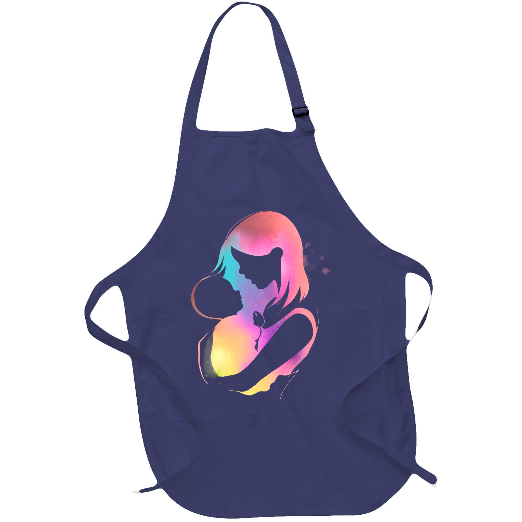 Loving New Mom Cute Gift Colorful Apron