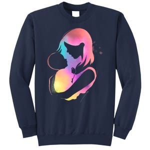 Loving New Mom Cute Gift Colorful Sweatshirt