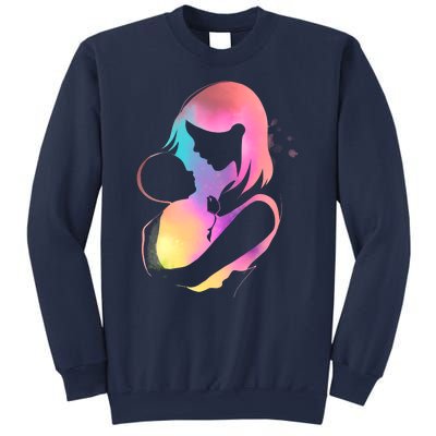 Loving New Mom Cute Gift Colorful Sweatshirt