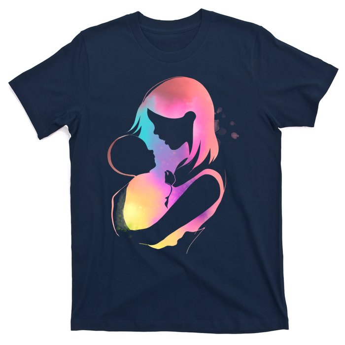 Loving New Mom Cute Gift Colorful T-Shirt