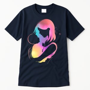 Loving New Mom Cute Gift Colorful Tall T-Shirt