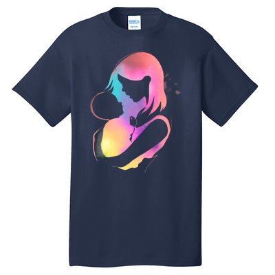 Loving New Mom Cute Gift Colorful Tall T-Shirt