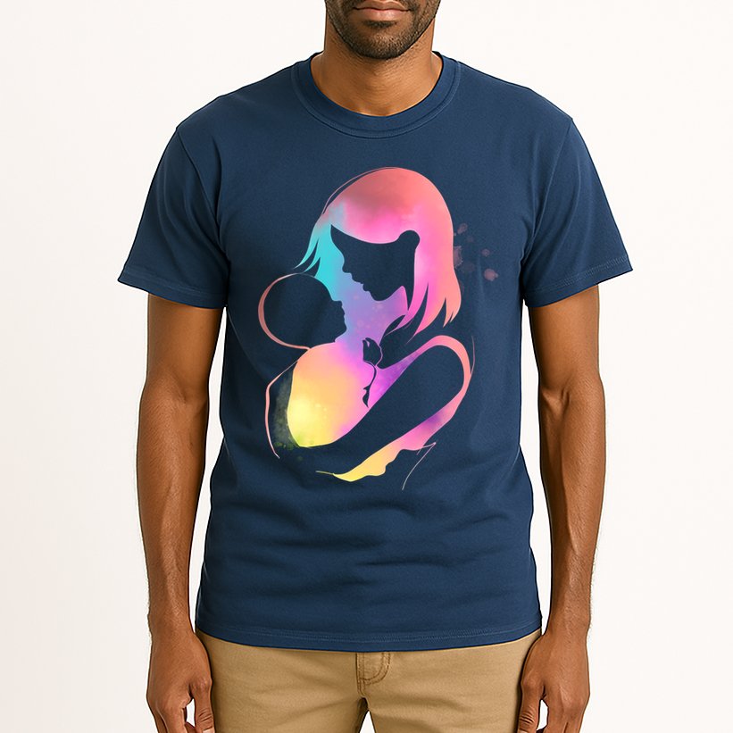 Loving New Mom Cute Gift Colorful Tall T-Shirt