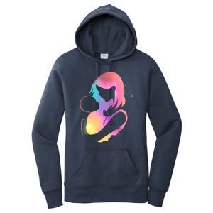 Loving New Mom Cute Gift Colorful Women's Pullover Hoodie