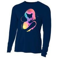 Loving New Mom Cute Gift Colorful Cooling Performance Long Sleeve Crew