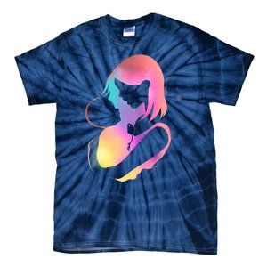 Loving New Mom Cute Gift Colorful Tie-Dye T-Shirt