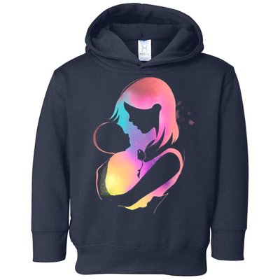Loving New Mom Cute Gift Colorful Toddler Hoodie