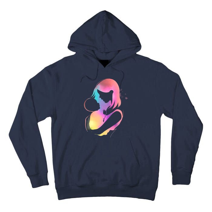 Loving New Mom Cute Gift Colorful Tall Hoodie