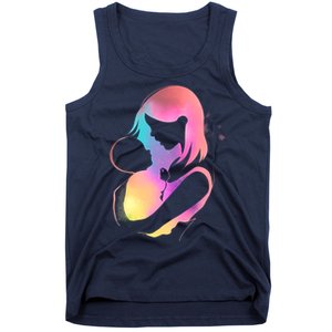 Loving New Mom Cute Gift Colorful Tank Top