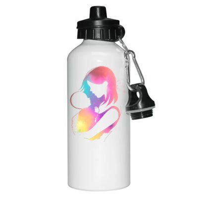 Loving New Mom Cute Gift Colorful Aluminum Water Bottle 