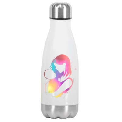 Loving New Mom Cute Gift Colorful Stainless Steel Insulated Water Bottle