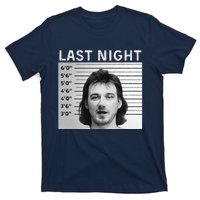 Last Night Mugshot Of Morgan Trending Mug Shot T-Shirt