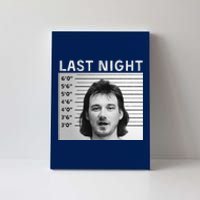 Last Night Mugshot Of Morgan Trending Mug Shot Canvas