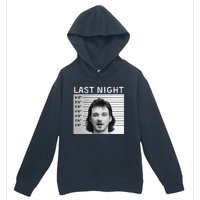 Last Night Mugshot Of Morgan Trending Mug Shot Urban Pullover Hoodie