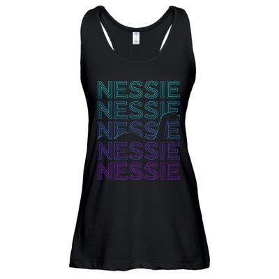 Loch Ness Monster Nessie Cryptid Cryptozoology Retro Ladies Essential Flowy Tank