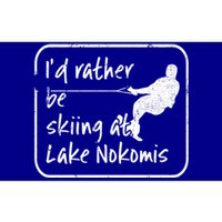 Lake Nokomis Minneopolis Minnesota Id Rather Be Skiing Cute Gift Bumper Sticker