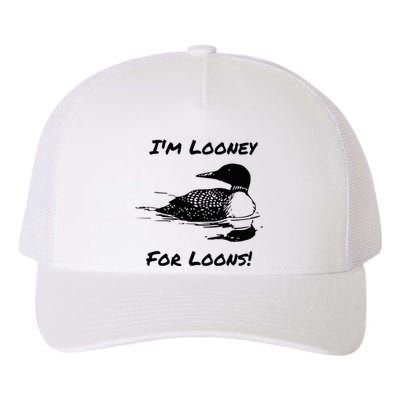 Loon North Minnesota Wisconsin Funny Yupoong Adult 5-Panel Trucker Hat