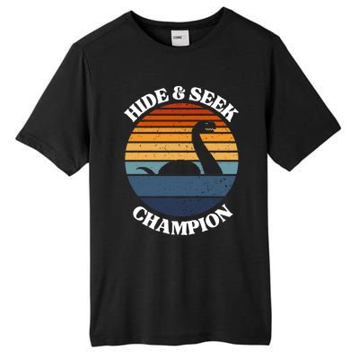 Loch Ness Monster Vintage Sunset Meaningful Gift Hide And Seek Champion Gift Tall Fusion ChromaSoft Performance T-Shirt