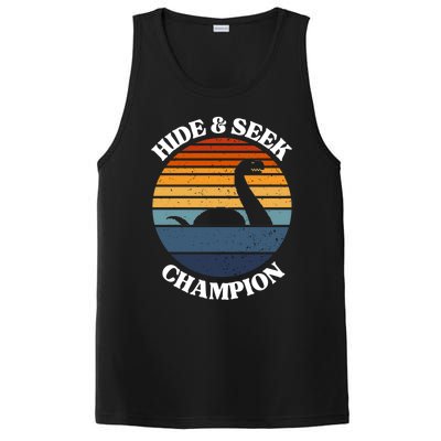 Loch Ness Monster Vintage Sunset Meaningful Gift Hide And Seek Champion Gift PosiCharge Competitor Tank